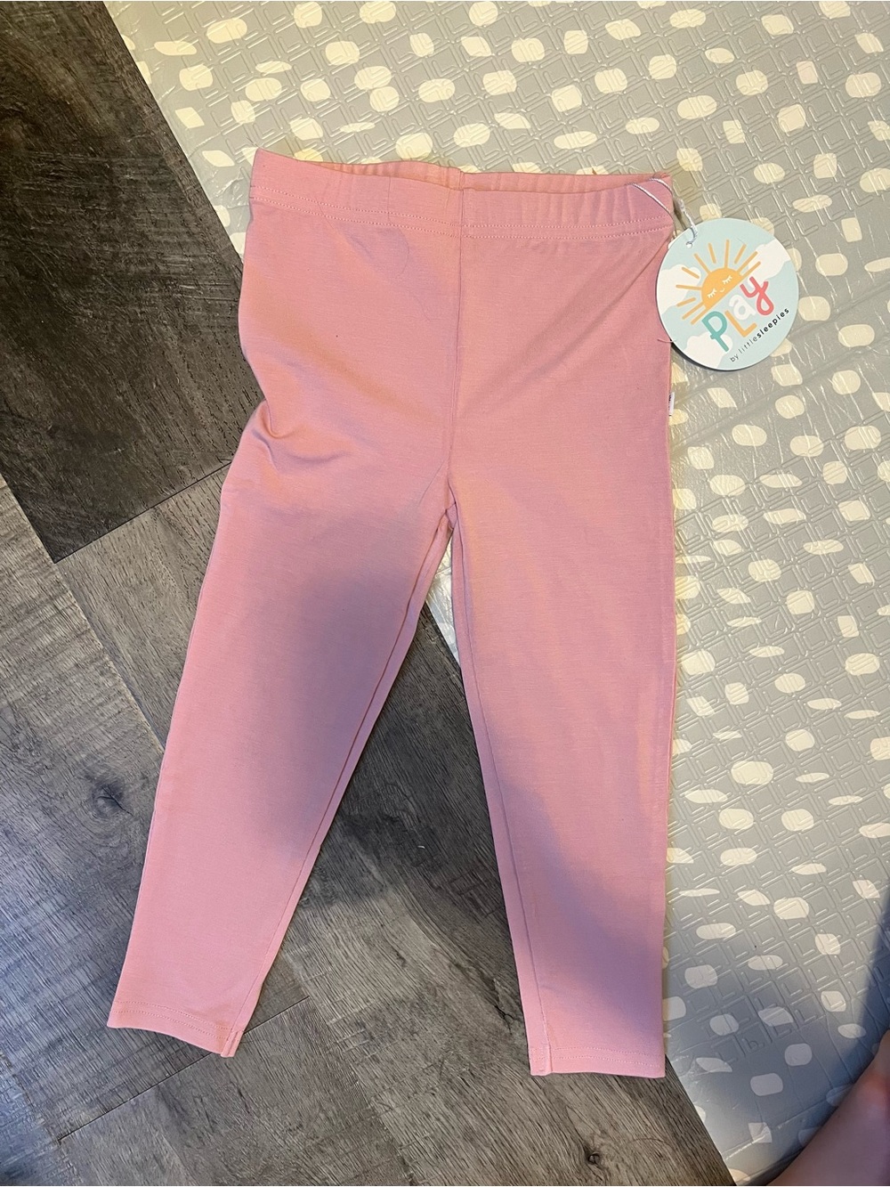 Little Sleepies Girls' Pink Stretch Leggings